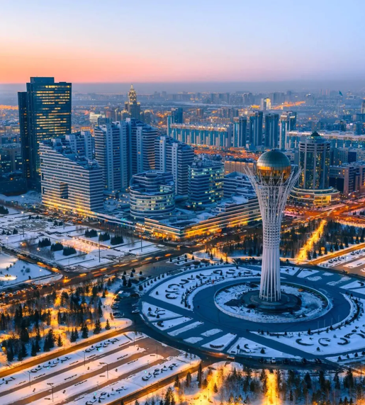 SLYNUMBER eSIM activated on a smartphone in Kazakhstan