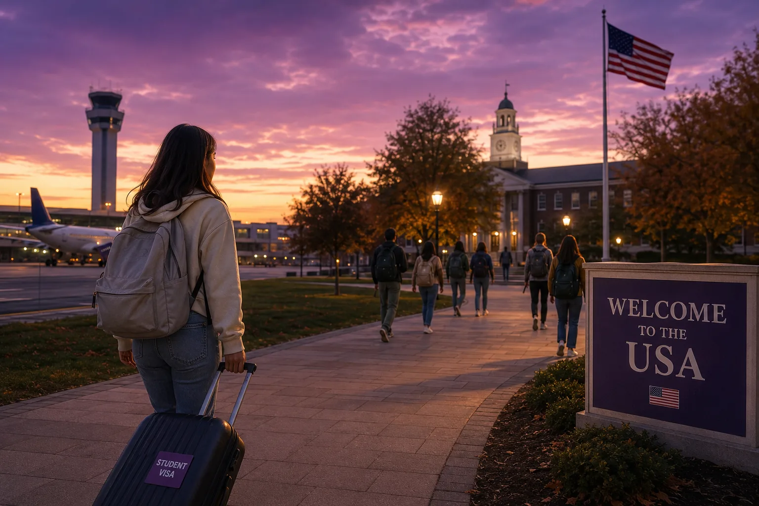 International student keeping a U.S. number